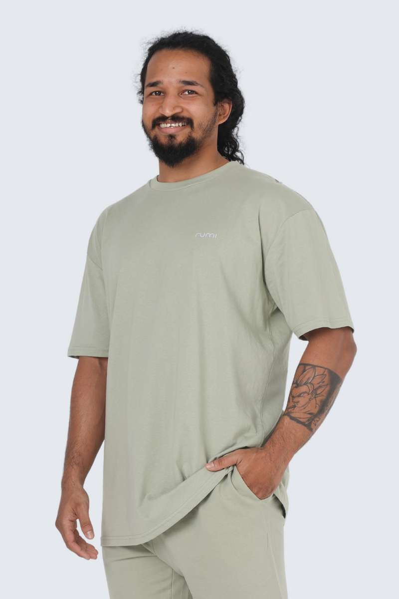 M Moon Tee - Pistachio