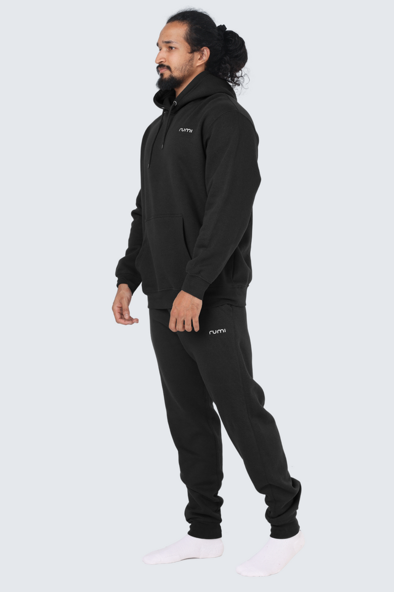 MU Moon Sweatshirt Fleece + Hoodie - Black