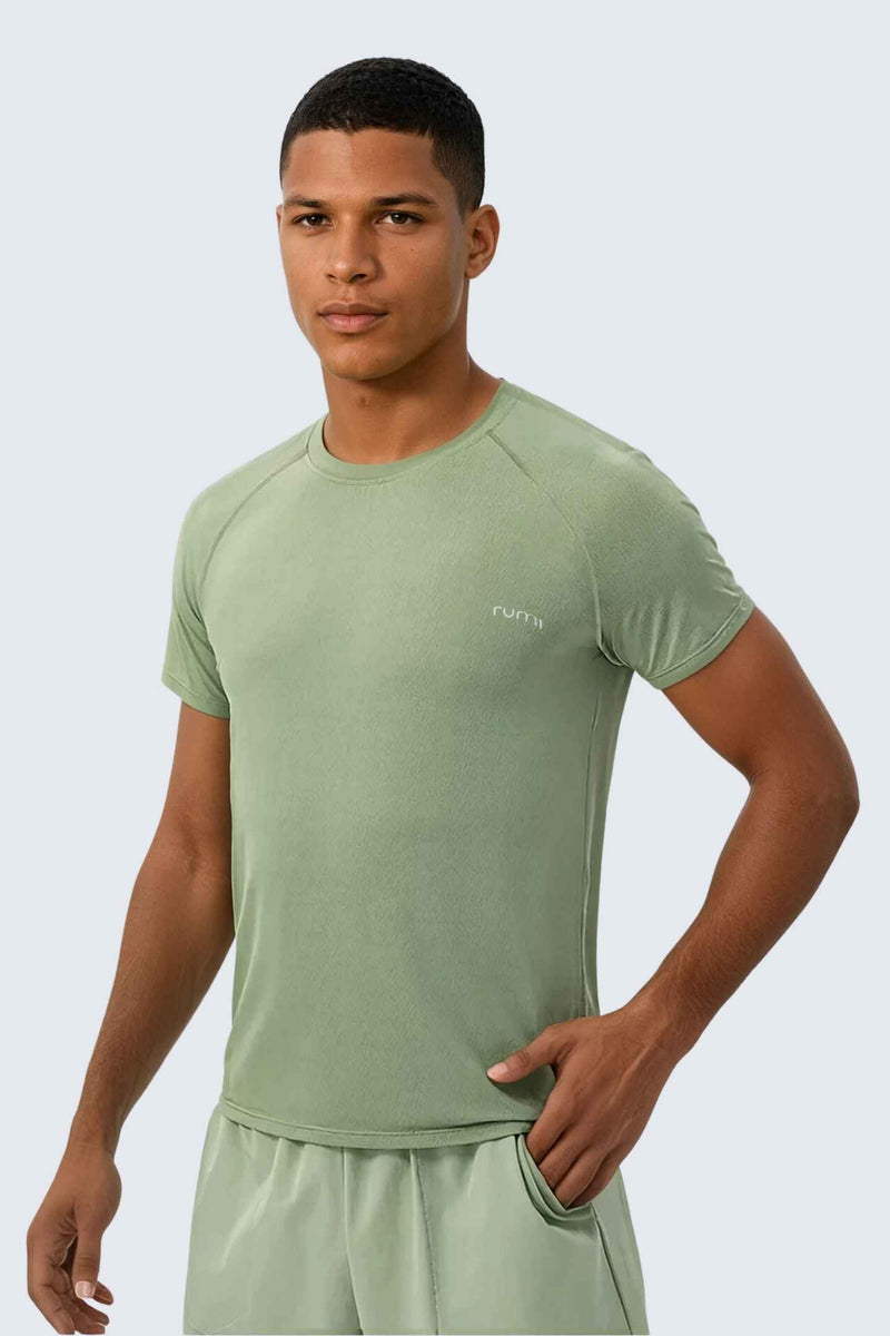 MU Sun Fit Tee Terra - Pistachio