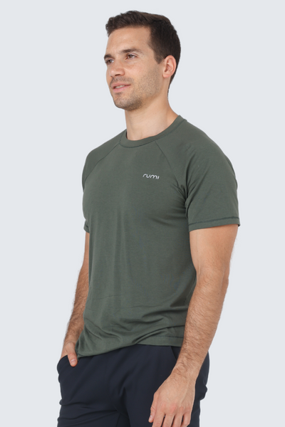 MU Move Tee -  Olive Deep