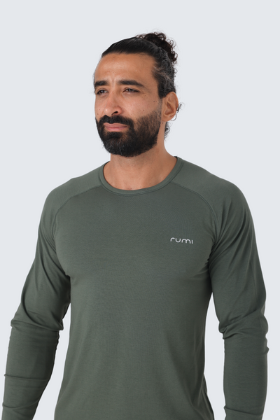 MU Move Tee Long Sleeve -  Olive Deep