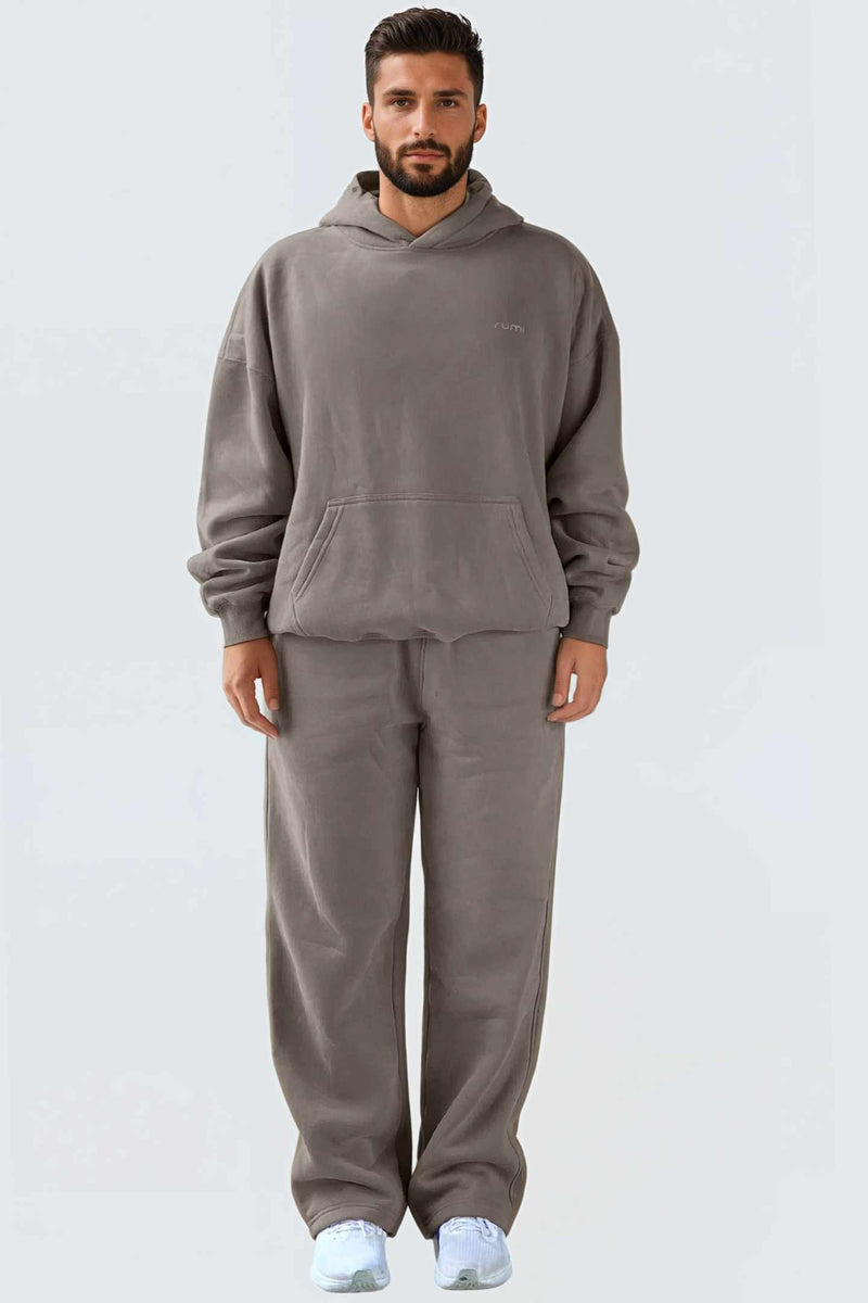 MU Moon Sweatpants Relaxed Open Fleece - Camel