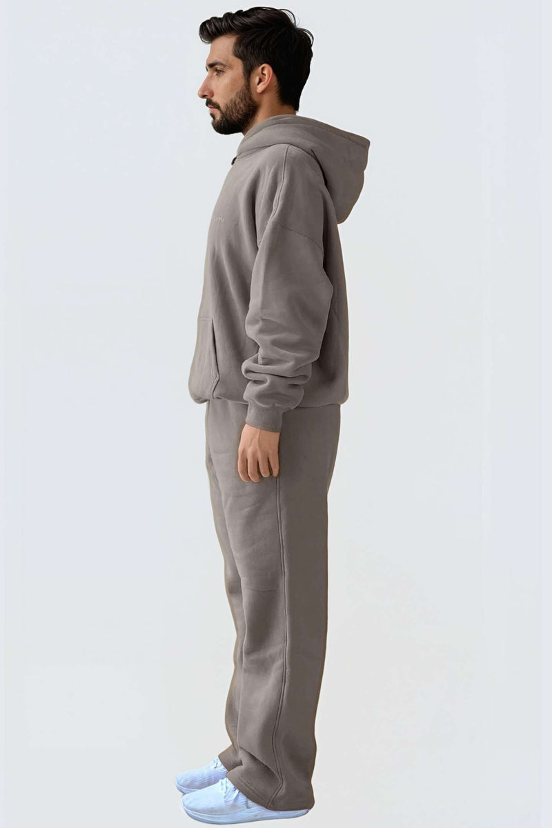 MU Moon Sweatpants Relaxed Open Fleece - Camel