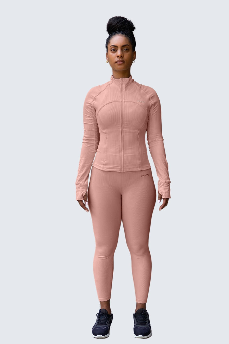 Rumi Earth W SunRib Fit Jacket - Coral Light