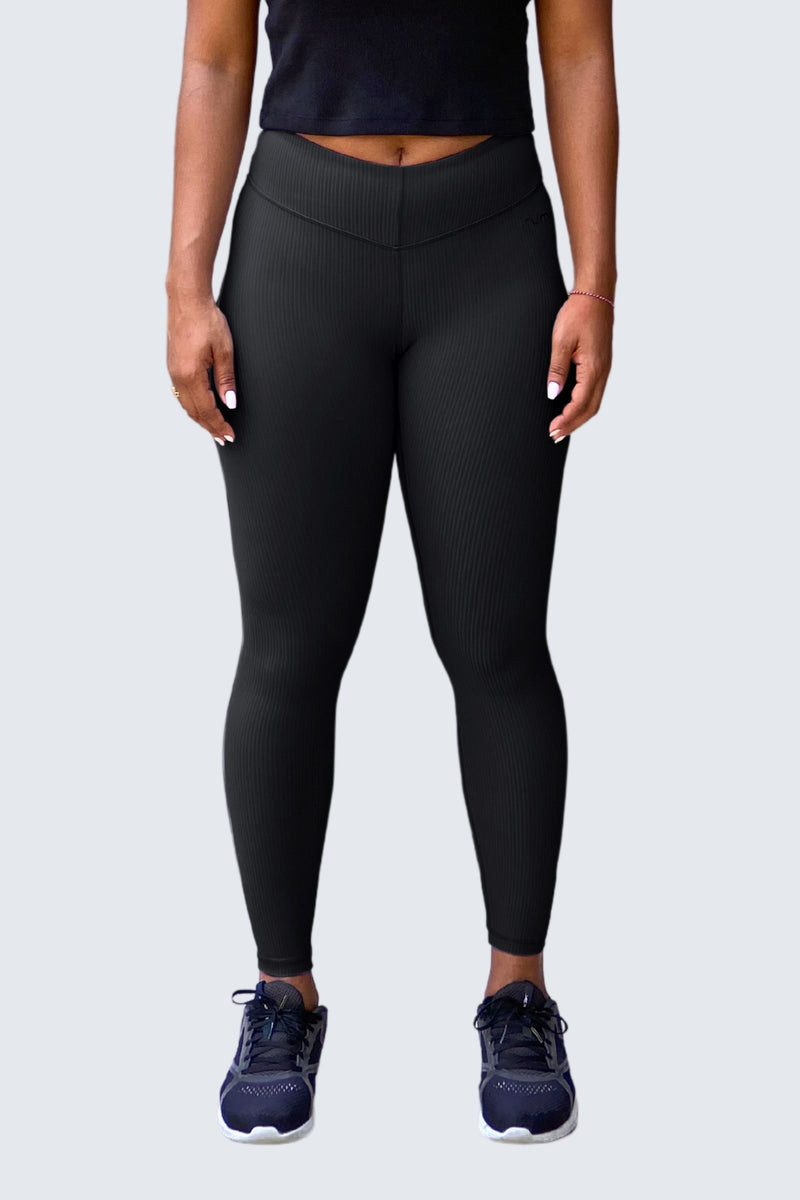 W SunRib Fit Pants 25" - Black