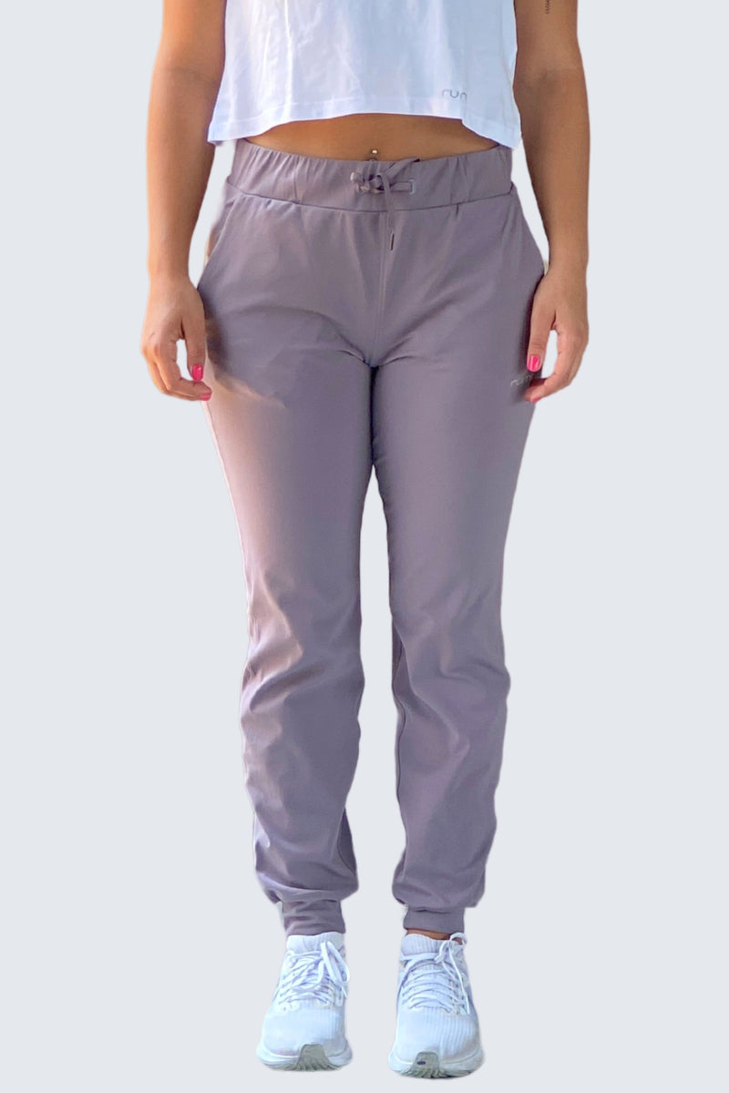 W SunSoft Joggers + Pockets 30" - Ash Plum