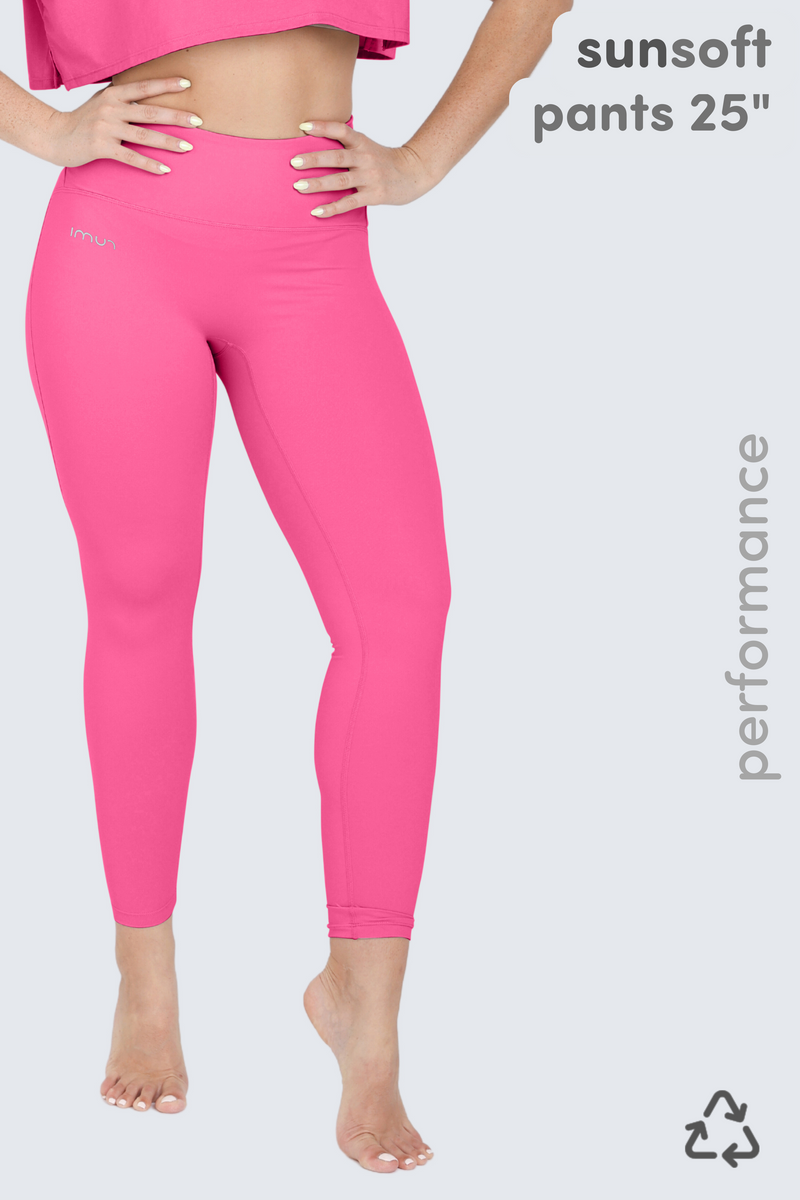 W SunSoft Flow Pants 25" - Rose Glow