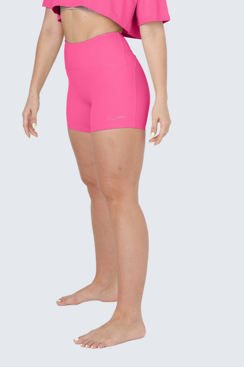 W SunSoft Flow Shorts 4" - Rose Glow