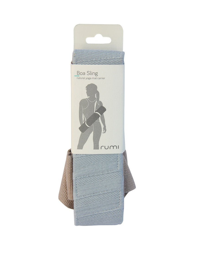 Rumi Earth - Boa Sling - Yoga Mat Carrier - Pebble - RU - BSMC - 01 - GY - Yoga Mat Sling