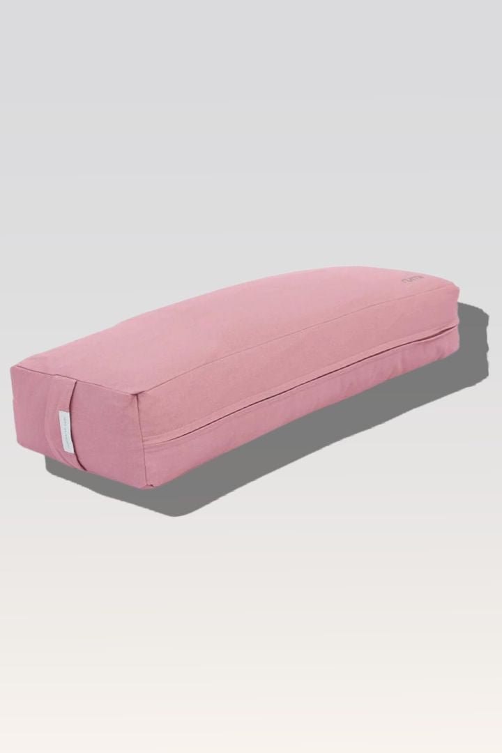 Rumi Earth - Cotton Yoga Bolster – Rectangular - Dusty Rose - RU - YCB - RR - DE - Yoga Props