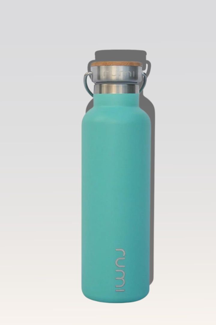 Rumi Earth - Lota Bottle – Insulated – 600 ml – Bamboo Lid - Peacock - RU - LT - I - NB600PK - Bottles