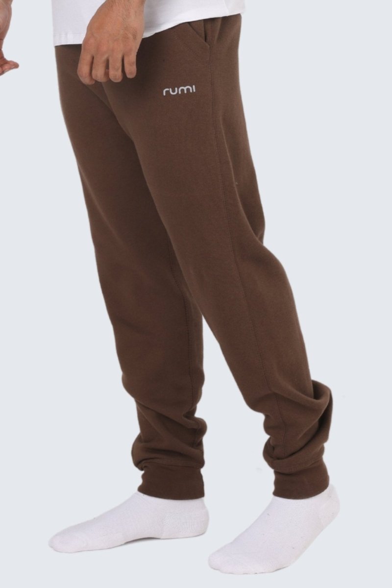 Rumi Earth - MU Moon Sweatpants Fleece Slim - Cocoa - R514675CAP - M - Bottoms