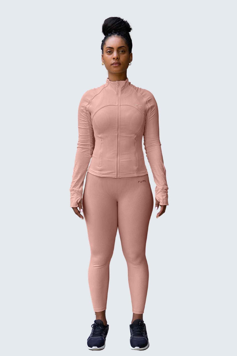 Rumi Earth - W SunRib Fit Jacket - Coral Light - R128201CLP - Jacket