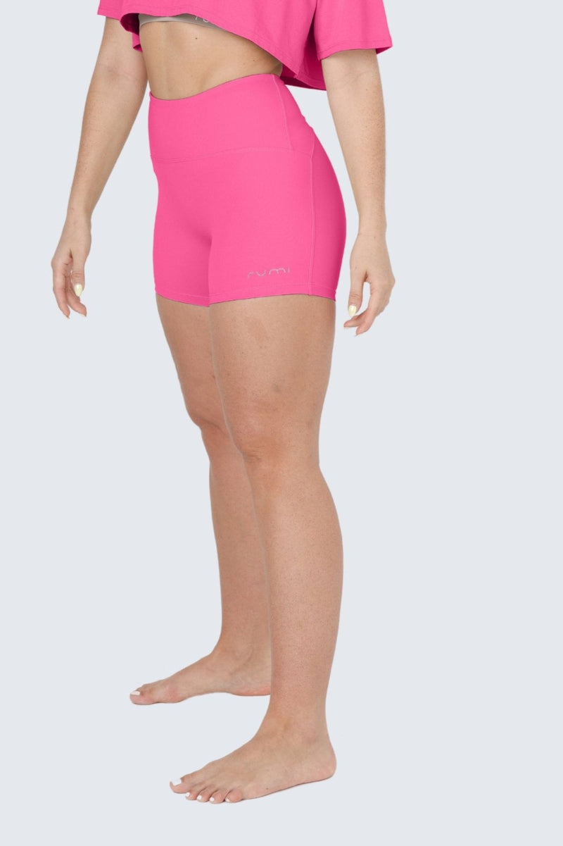 Rumi Earth - W SunSoft Flow Shorts 4" - Rose Glow - R124125RWP - Bottoms