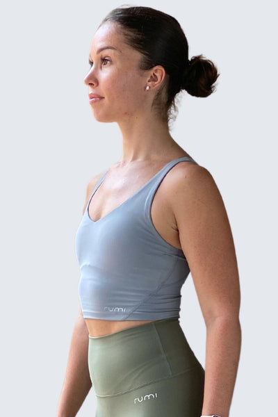 Rumi Earth - W SunSoft Tank Bra - Stone - R137440