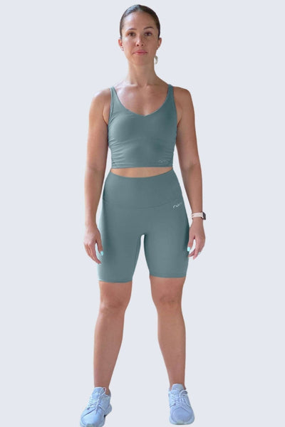 Rumi Earth - W SunSoft Tank Bra - Teal Light - R137440