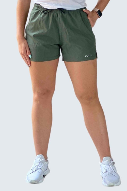 WU StarAir Rush Shorts - Olive Deep